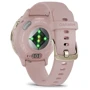 Смарт-часы Garmin Venu 3S Soft Gold Stainless Steel Bezel with Dust Rose Case and Silicone Band (010-02785-03): Материал ремешка Силикон