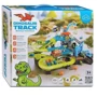 Трек для машинок (музыка, подвижные детали, динозавры, машинки, кран-динозавр) (T912A)