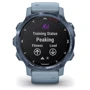 Смарт-часы Garmin Descent Mk2S Mineral Blue with Sea Foam Silicone Band (010-02403-07): Сенсорный экран нет