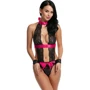 Эротический комплект Пленница NDS 5108-1 Black/Pink, S/M (16786)