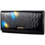 Женский кошелек 4U Cavaldi черный (DNKPN20-BFC-blue)