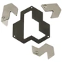 4* Шестиугольник (Huzzle Hexagon) Головоломка из металла