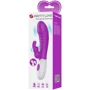 Вибромассажер для стимуляции точки G и клитора LYBAILE Pretty Love Naughty Bunny Purple (BW-500071)