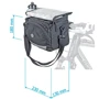Велосумка Сумка на руль A-H735 QRA X7 d.25,4/d.31,8mm (15002521): Цвет черный