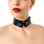 БДСМ-ошейник с кольцом Art of Sex - Martina Collar with ring