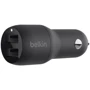Зарядное устройство Belkin USB Car Charger 2xUSB 24W Black with microUSB Cable (CCE002BT1MBK): Кабель в комплекте microUSB