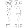 Эротическое платье Passion Size Plus BELTIS DRESS black 6XL/7XL