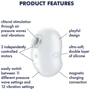 Вакуумный клиторальный стимулятор с вибрацией Satisfyer Cutie Ghost White