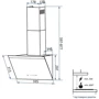 Вытяжка Minola HVS 6222 BL/INOX 700 LED фото 6