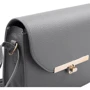 Женская сумка-сэтчел Valiria Fashion серая (4DETBI-184-9): Фактура Матовая, Зернистая