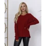 Реглан ISSA PLUS WN19-96 46 бордовый