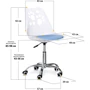 Дитяче крісло Evo-kids Indigo White/Blue (H-232 W/BL): Вік дитини От 3-х лет