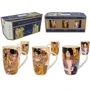 Набор чашек Carmani 3 шт Р. Климт Золотые леди Климта 350 ml (532-1601)