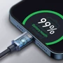 Кабель Baseus Cable USB-C to Lightning Crystal Shine 20W 1.2m Black (CAJY000201) фото 6