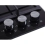 Варочная поверхность газовая Ventolux HG430-M1G CS (BK): Рабочая поверхность стекло (закаленное)