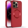 Чехол для iPhone TPU Case Bonbon Metal Style with MagSafe Red for iPhone 12/12 Pro