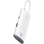 Адаптер Baseus Adapter Lite Series USB-C to HDMI+3xUSB+PD White (WKQX040002): Колір белый