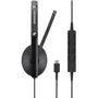 Наушники Sennheiser SC 160 USB-C (508354): Тип конструкции накладные