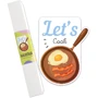 Наклейка на холодильник Let's cooking коричневый: Производитель PAPAdesign