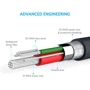 Кабель ANKER USB Cable to Lightning Powerline V3 1.8m Grey (A8112H11) фото 3