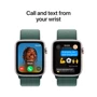 Apple Watch SE 2 2024 40mm GPS Starlight Aluminum Case with Lake Green Sport Loop (MXEH3QH/A) UA: Материал плетеный нейлон