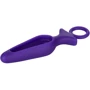 Анальная пробка Pipdream Silicone Groove Probe, 10,25х3,25 см, фиолетовый