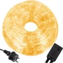 Гирлянда Springos Rope Lights дюралайт уличная 20 м 480 LED теплый белый (CL1204): Применение Для улицы