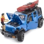 Ігровий набір Bruder Автомобіль Jeep Wrangler Rubicon Unlimited з каяком та фігуркою (02529) фото 4