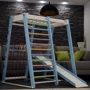 Детский спортивный уголок SportBaby Кроха-3 Sky фото 4