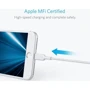 Кабель ANKER USB Cable to Lightning Powerline II V3 3m White (A8434H21): Тип USB 2.0, Lightning