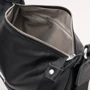 Женская сумка через плечо Borsa Leather черная (K12242bl-black): Фактура Зернистая, Матовая
