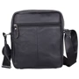 Мужская сумка через плечо Borsa Leather черная (10m223-black): Пол Мужской