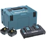 Набір акумуляторів + зарядний пристрій Makita 198077-8, LX L1860 x 2шт (18В, 6Ач) + DC18RD, кейс Makpac3