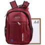 Мужской рюкзак Valiria Fashion бордовый (3DETAB9191-1): Застежка Молния