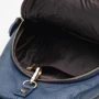 Жіночий рюкзак Borsa Leather синій (K1162-blue): Фактура матова, Зерниста