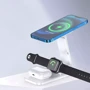 Зарядное устройство Proove Wireless Charger Energy Fold 15W White for iPhone 16 I 15 I 14 I 13 I 12 series, Apple Watch and Apple AirPods: Особенности Для Apple Watch, MagSafe