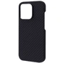 Чехол для iPhone WAVE Premium Carbon Slim with MagSafe Black for iPhone 14 Plus