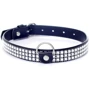 Ошейник с кристаллами Fetish Boss Series - Collar with crystals Silver (BS3300099)