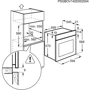 Духовой шкаф электрический Electrolux OEF5E50Z: Размеры 58.9 х 59.4 х 56 см