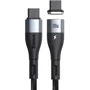 Кабель Baseus Cable USB-C to USB-C Zinc Magnet PD 100W 1.5m Black (CATXC-Q01): Длина 1.5 м