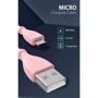 Кабель T-PHOX USB Cable to microUSB Kitty 1m Pink (T-M817 Pink) фото 9