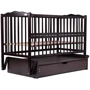 Кровать Babyroom Веселка маятник, ящик, откидной бок DVMYO-3 бук венге (622006)