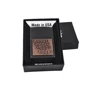 Зажигалка Zippo BRASS EMBLEM BLACK CRACKLE (362) фото 7