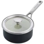 Ковш с крышкой KitchenAid Steel Core 18 см 2 л матовый черный (CC005998-001)