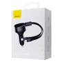 Зарядний пристрій Baseus Car Charger Retractable USB-C+Lightning 30W Black (CGTX000001) фото 9