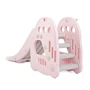 Детская горка Bambi Ракета с баскетбольным кольцом L-HJ01-8 (pink): Цвет розовый