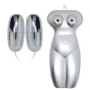 Мастурбатор с двойной вибрацией и двумя входами LYBAILE - Pussy & Ass hole (BM-009115)