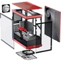 Корпус HYTE Y40 Red (CS-HYTE-Y40-BR): Материал передней панели закаленное стекло