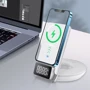 Зарядное устройство WIWU Wireless Charger Stand Automatic Positioning M11 15W White фото 6