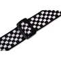 Гітарний ремінь LEVY'S MP-28 Print Series Guitar Strap (Black And White Checkered): Тип Ремни